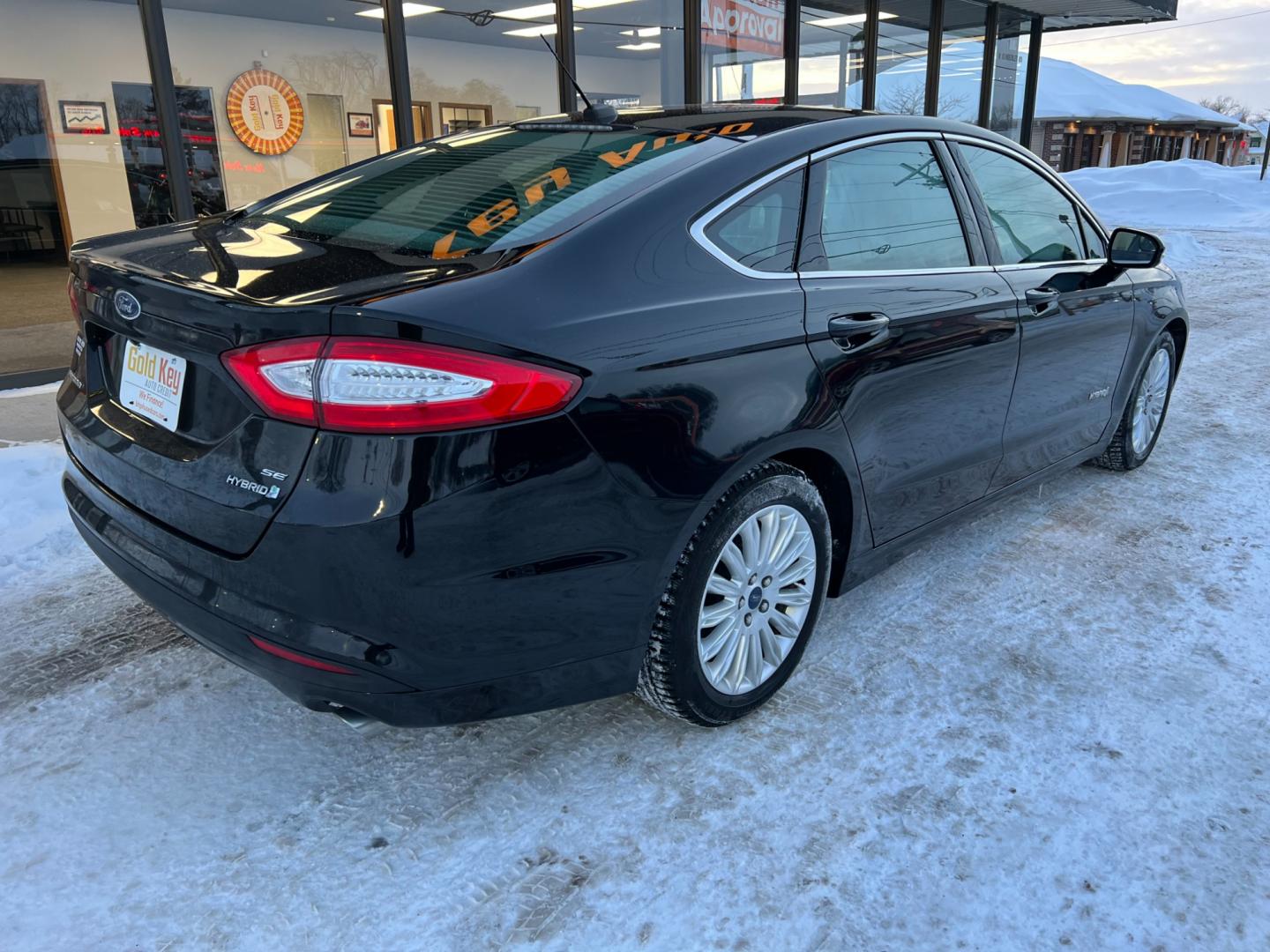 2016 Black Ford Fusion Hybrid (3FA6P0LU8GR) , located at 1633 W Kimberly, Davenport, IA, 52806, (563) 323-5341, 41.559456, -90.598732 - Photo#3